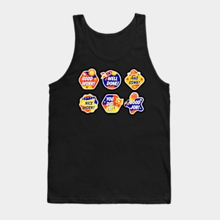 Confetti Positive Sayings Sticker pack Tank Top